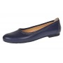 Oferta marimea 37, 39 -  Balerini dama, model casual, din piele naturala, bleumarin - LFLO3BL